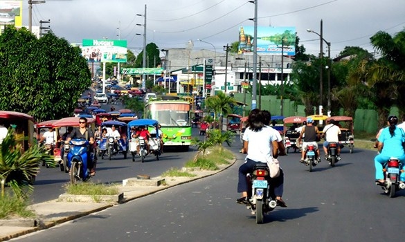 Mototaxis in Iquitos, Peru